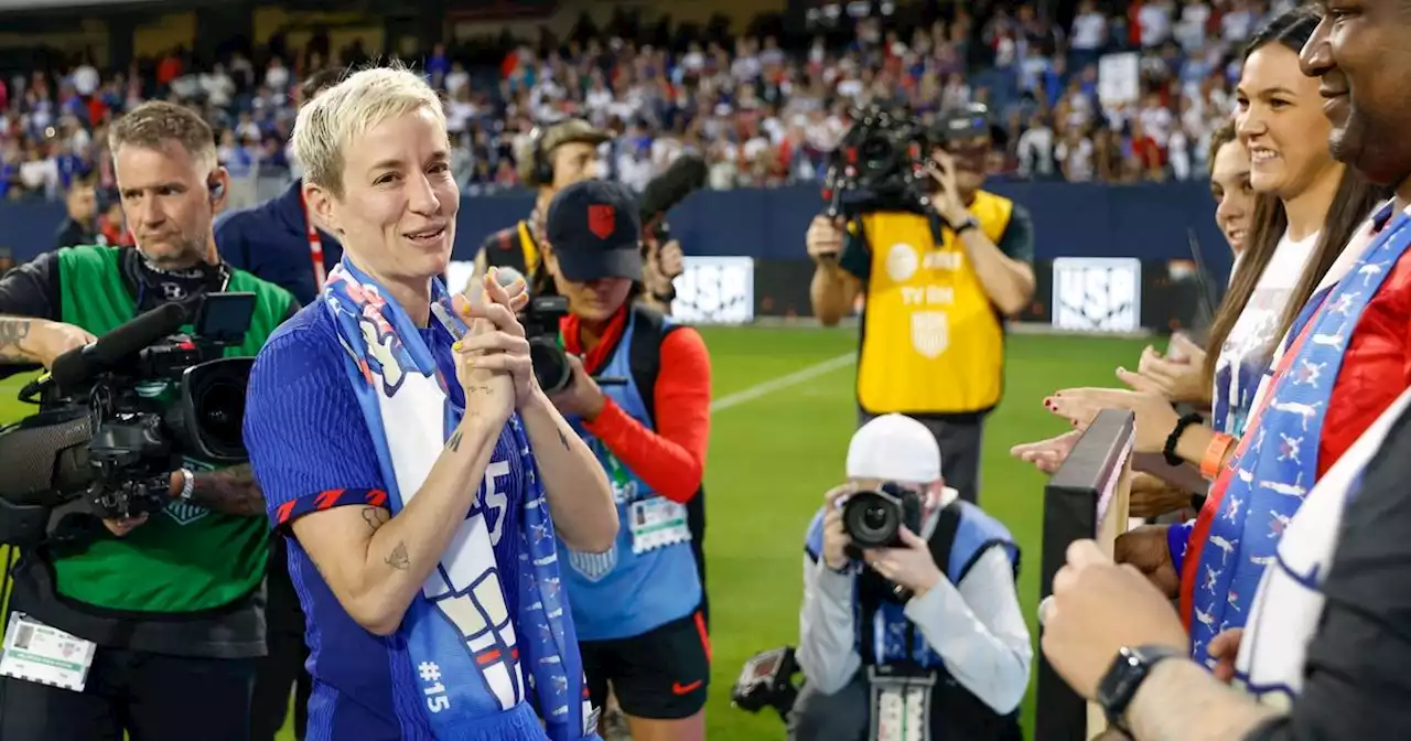 Foot : Megan Rapinoe, émue aux larmes, dit adieu à la sélection américaine