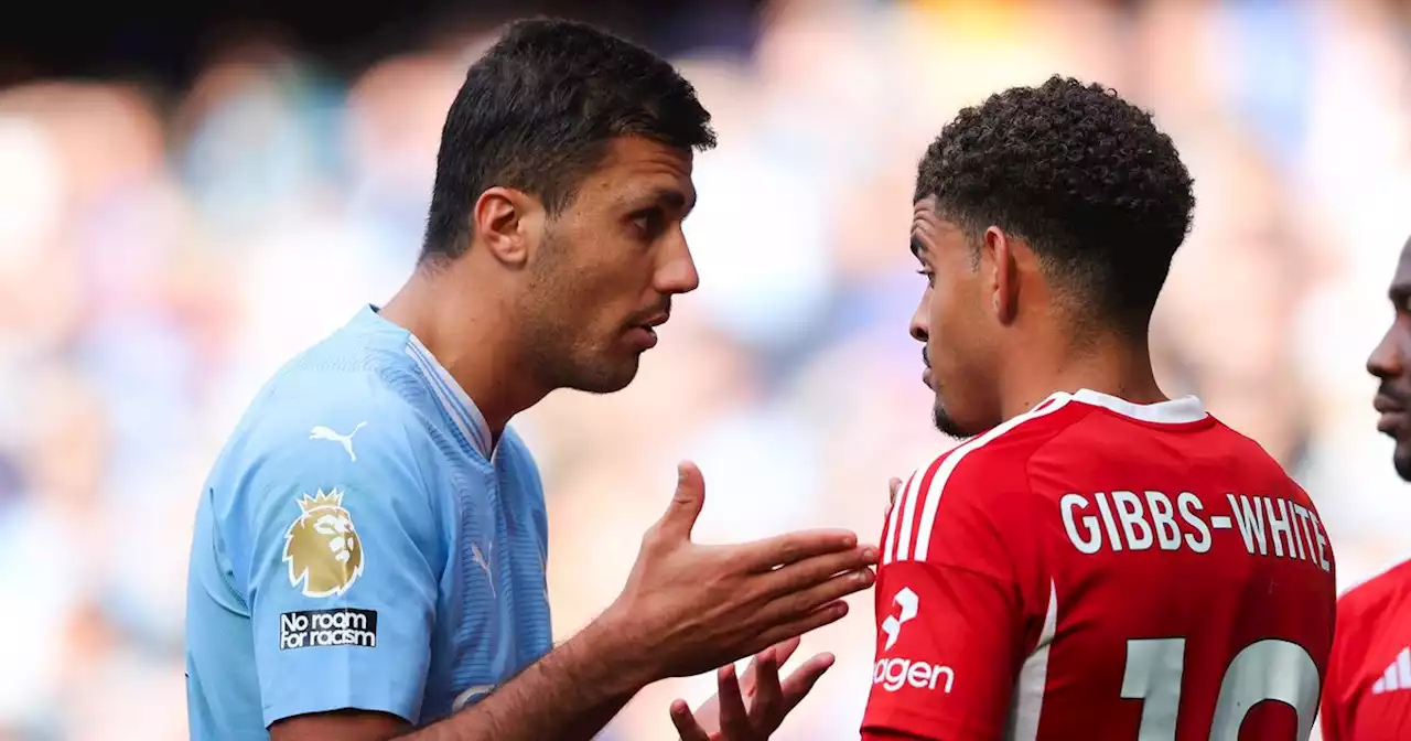 Gary Neville slams Rodri as red card vs Nottm Forest influenced by Casemiro