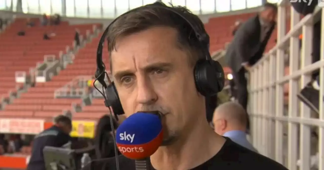 Neville slams Rodri after red card and explains Arsenal vs City impact