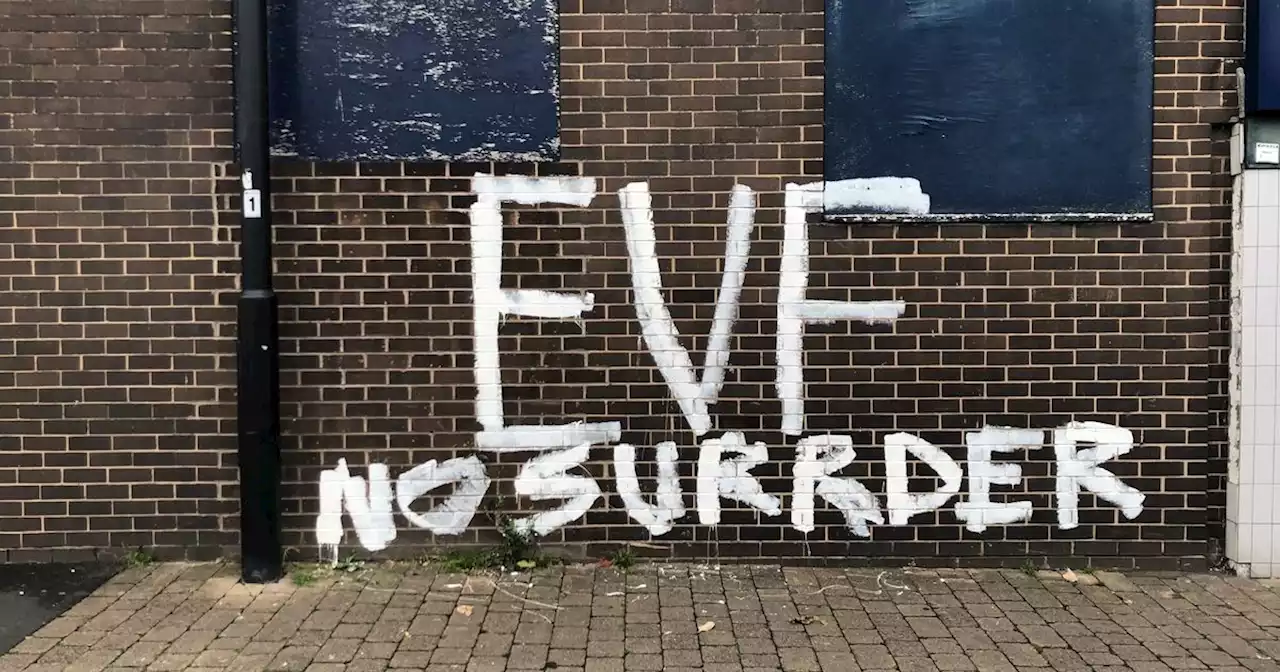 Sectarian graffiti removed near Stockport County's Edgeley Park