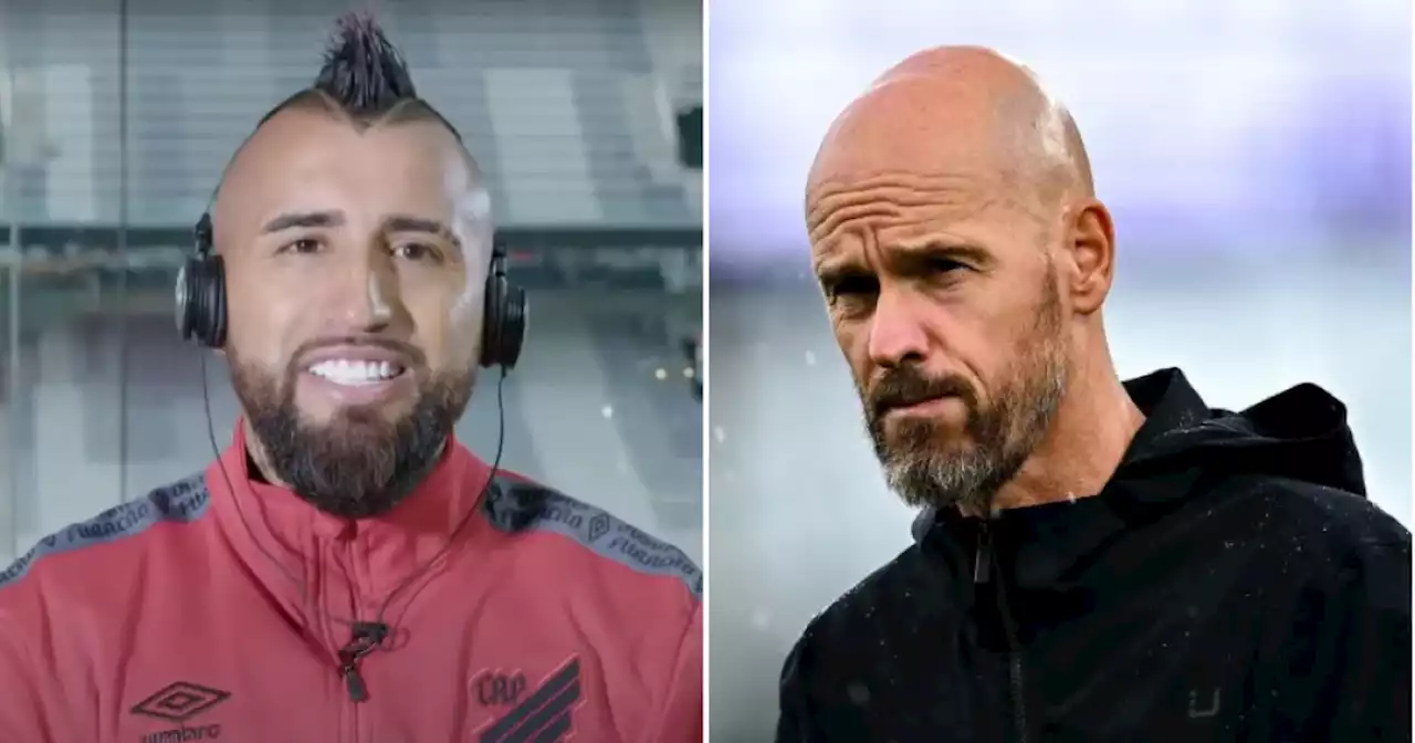 Arturo Vidal blasts Erik ten Hag for axing Man Utd star