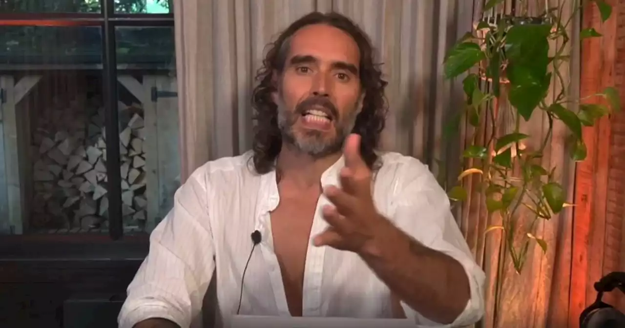 Russell Brand hits out at 'war against free speech' in live show return