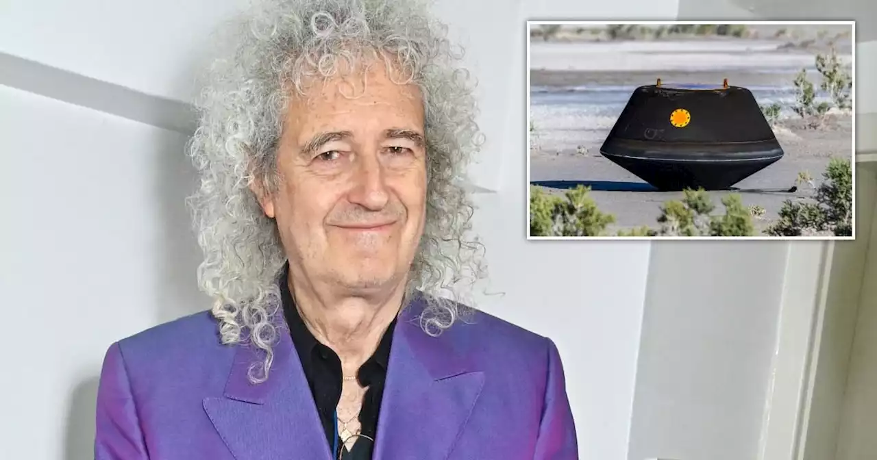 Sir Brian May praises Osiris-Rex team as asteroid samples land on Earth