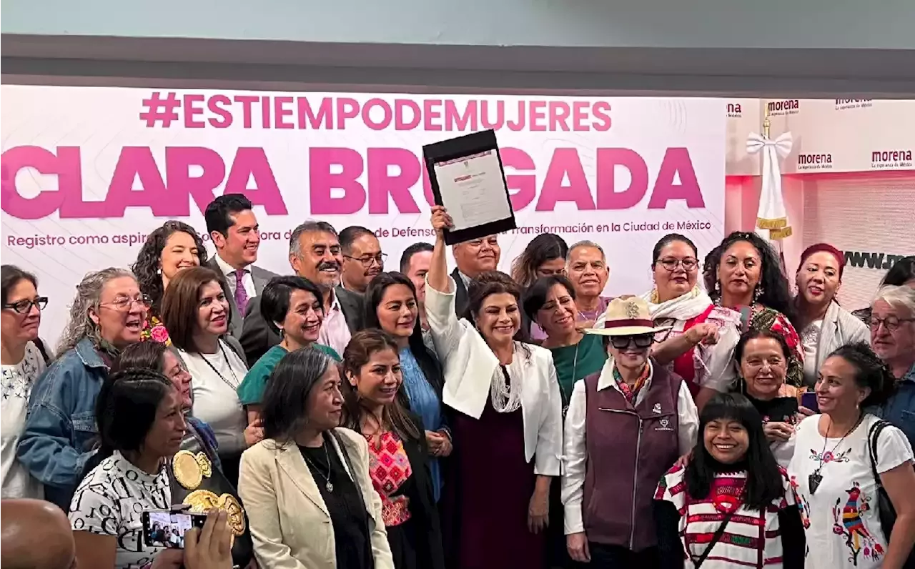 Clara Brugada Se Registra Por Candidatura De Morena En Cdmx