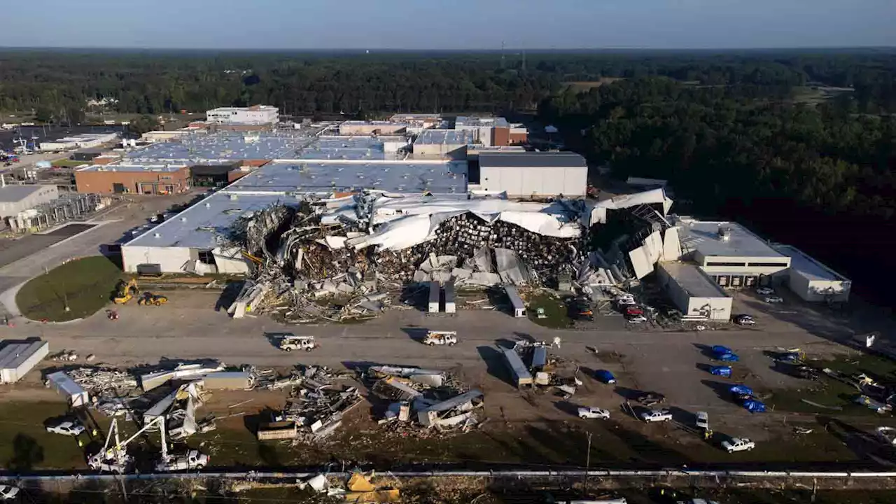 Tornado-damaged Pfizer plant in North Carolina restarts production