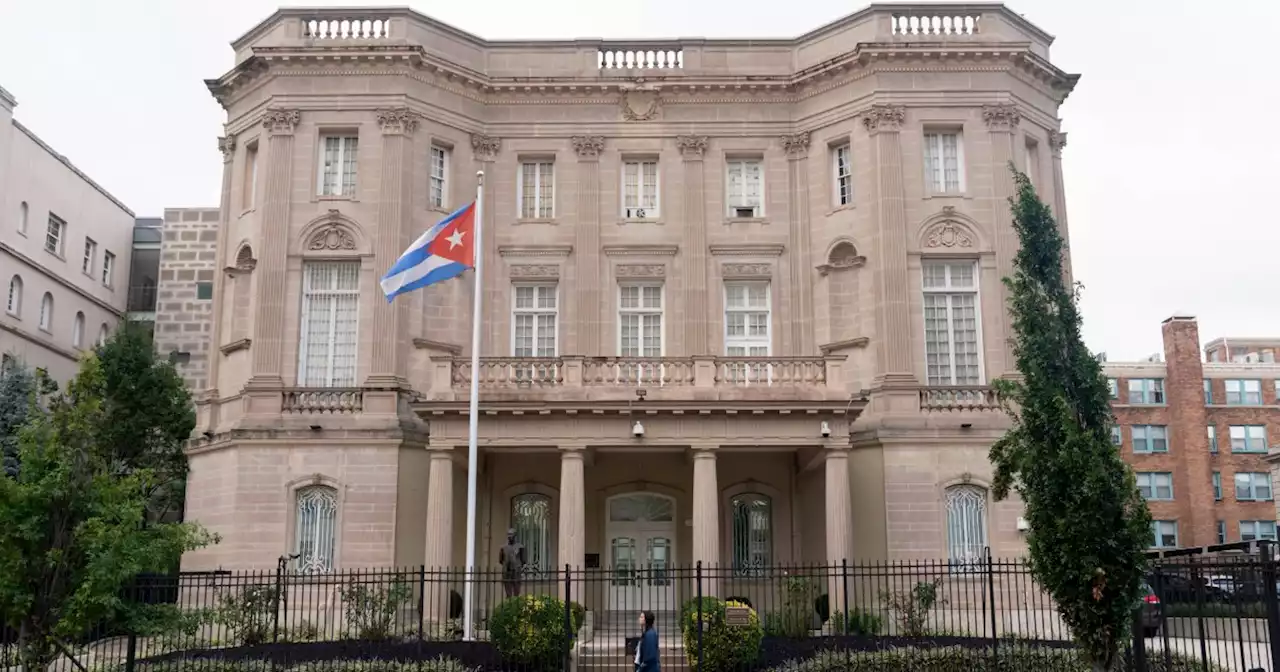 A Molotov cocktail was thrown at Cuban Embassy in DC; no major damage