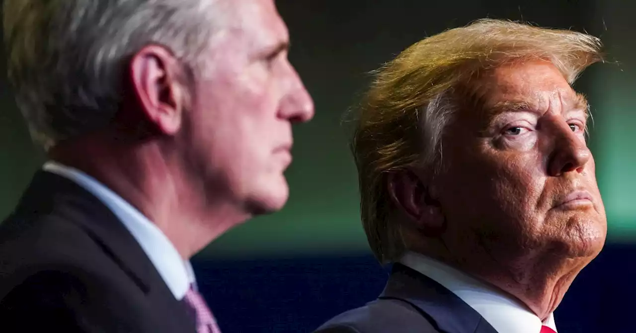 Trump breaks with McCarthy, pushing Republicans to shut down the government