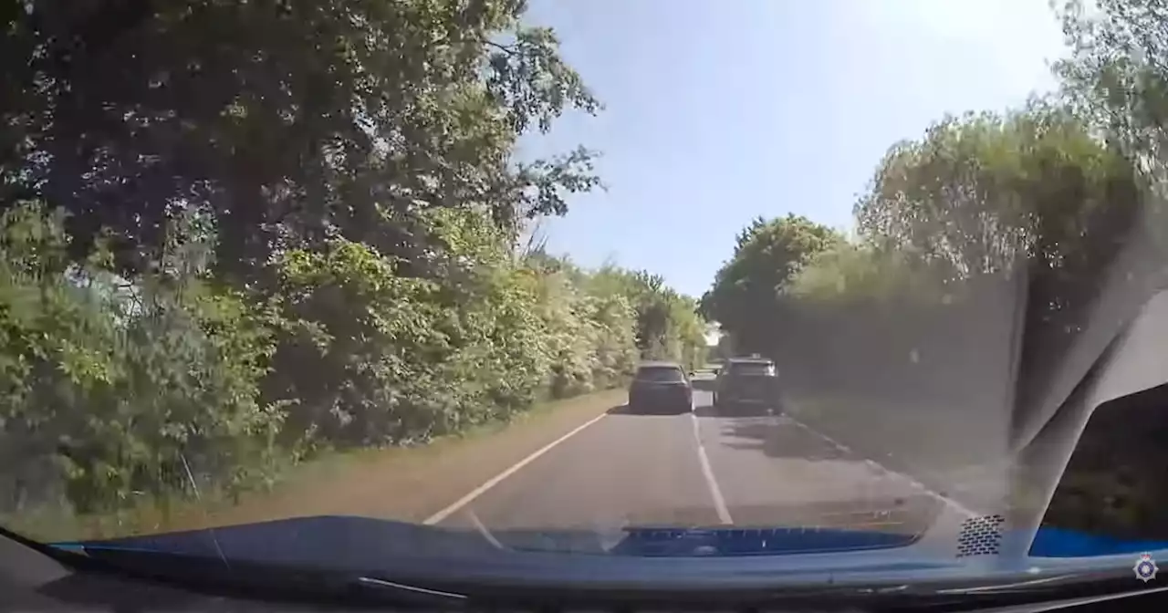 'Road rage' battle sees two men angrily overtaking each other in Northants