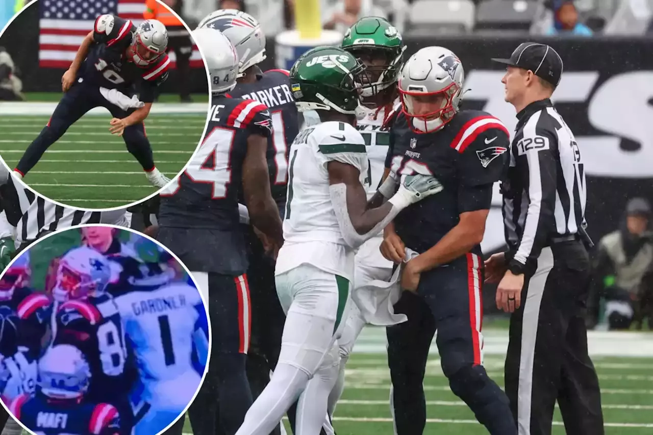 Jets Sauce Gardner Claims Mac Jones ‘hit Me In My Private Parts After Skirmish