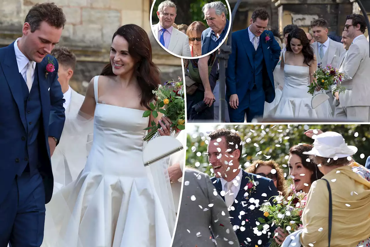 Inside Michelle Dockery’s London wedding with Phoebe Waller-Bridge’s brother Jasper: See the photos