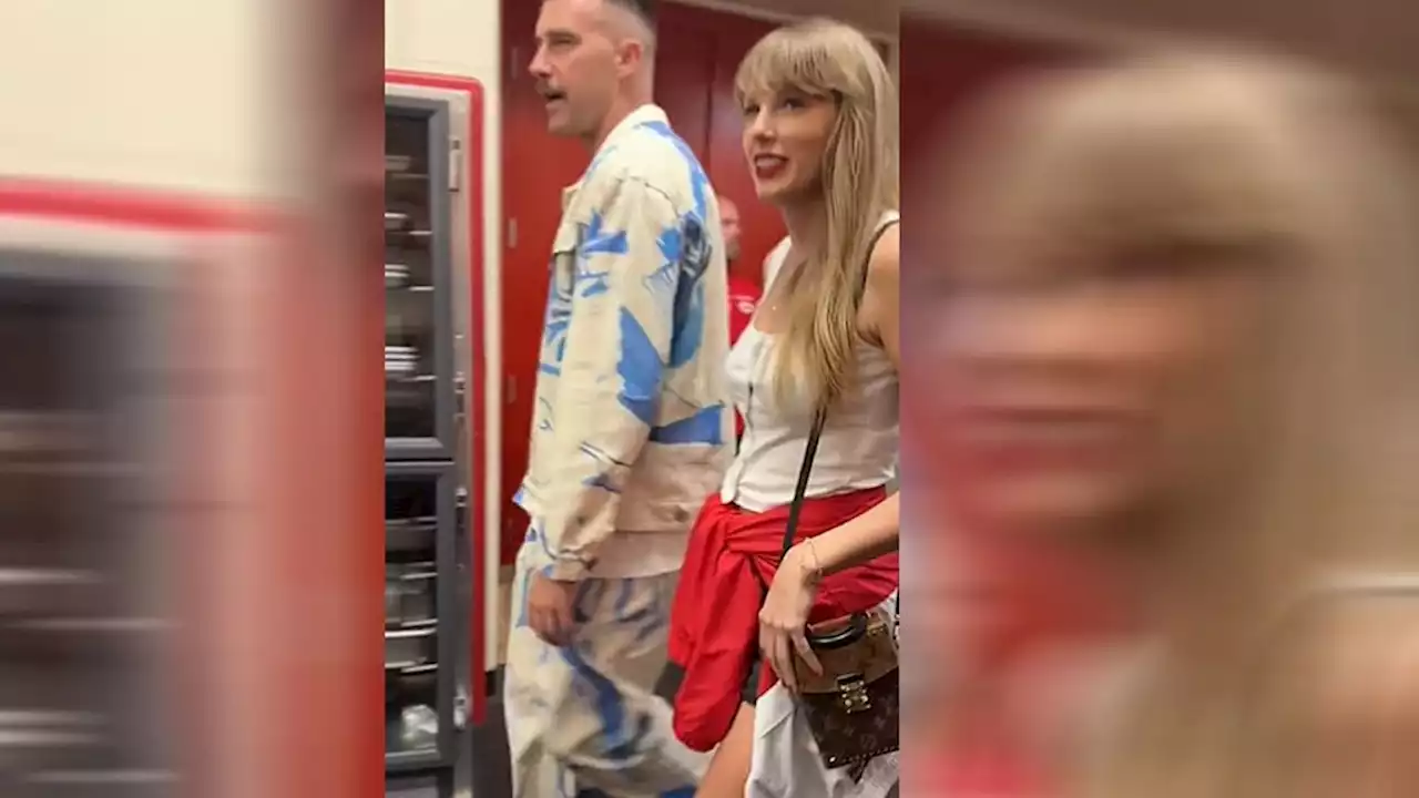 Taylor Swift und Travis Kelce: Popstar heizt bei NFL-Spiel Liebesgerüchte an