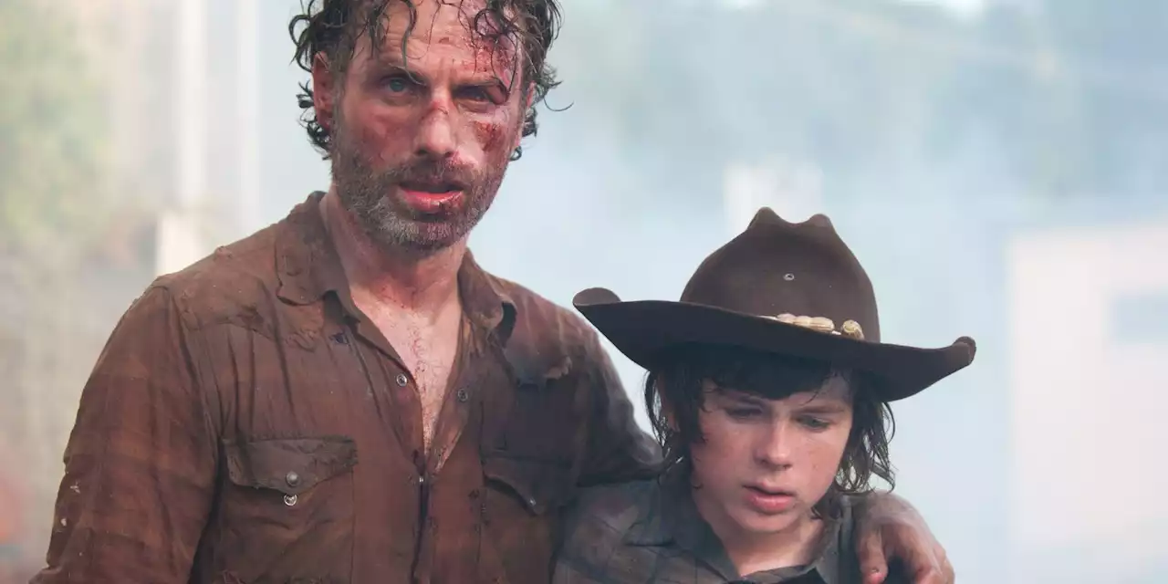 'Get Up Dad': Rick Hallucinates Seeing Carl Again In Walking Dead Spinoff Show Art