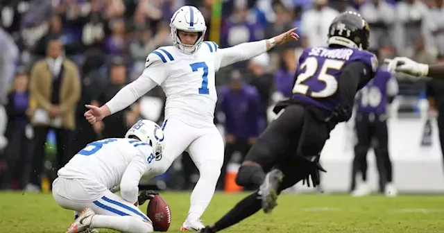 Matt Gay kicks 4 FGs over 50 yards, including OT winner, as Colts beat Ravens  22-19 – KGET 17