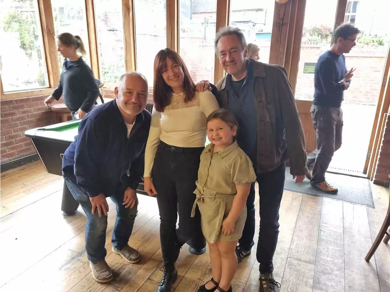 Shropshire locals delight in meeting Bob Mortimer and Paul Whitehouse during Gone Fishing