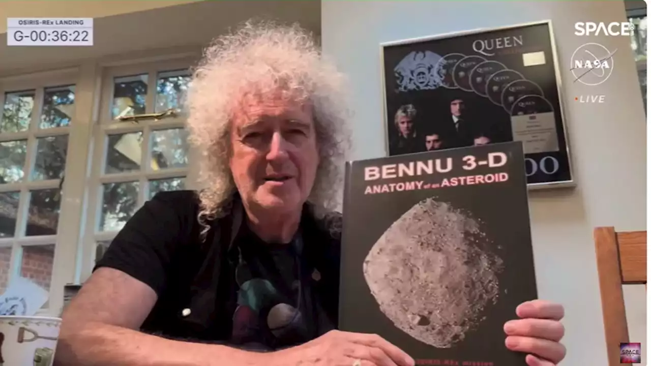 Sir Brian May 'immensely proud' to be part of Osiris-Rex asteroid sample team