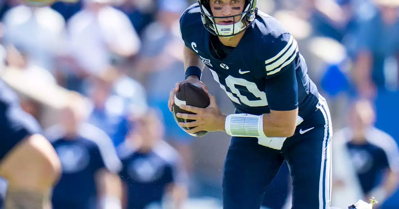 Kedon Slovis kept BYU alive with his arm, but he needs help on the ground