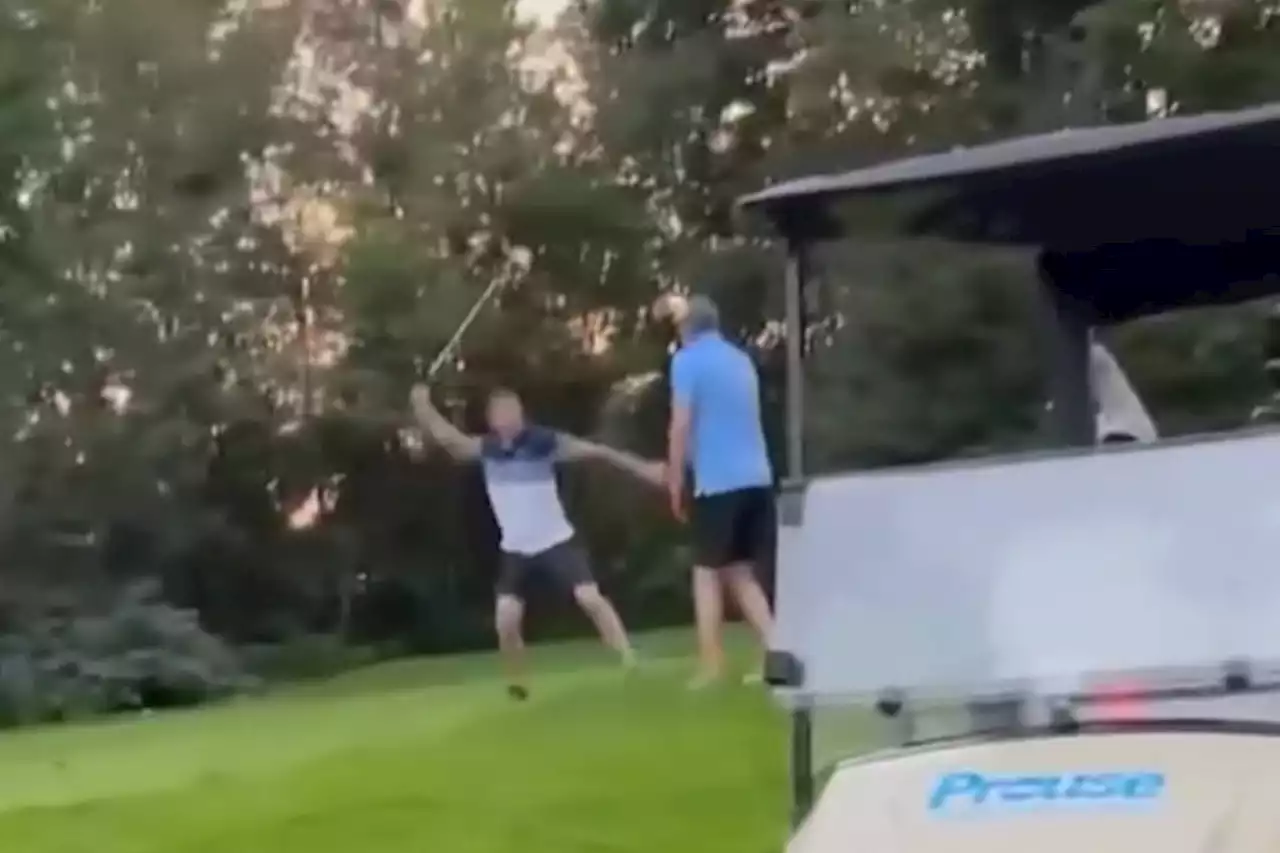 VIDEO: Golf club attack caught on camera at Sault course