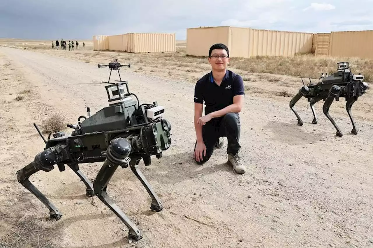 From robot dogs to micro drones, SAF tests unmanned platforms in US exercise