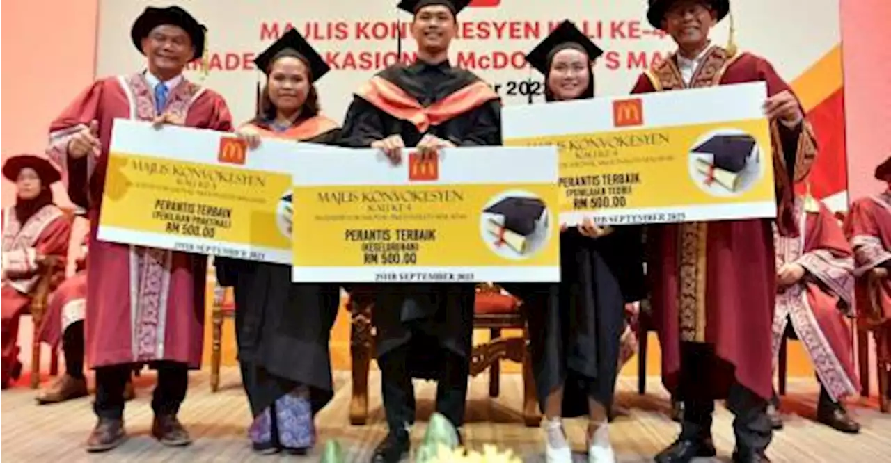 McDonald’s Malaysia offering diploma-level studies to alumni of apprentice programme