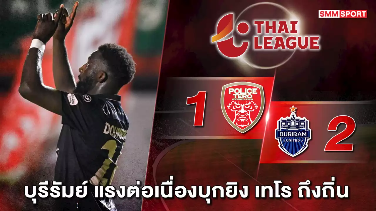 “ปราสาทสายฟ้า” บุกเฉือน “มังกรโล่เงิน” 2-1 ขยับขึ้นจ่าฝูงไทยลีก