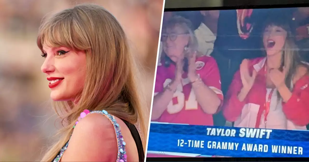 Taylor Swift attends Kansas City Chiefs game next to Travis Kelce's mom