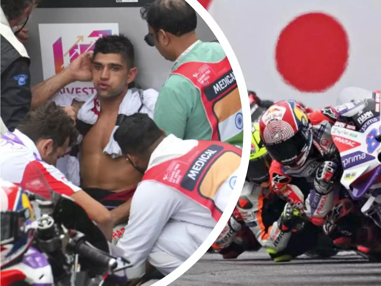 Schockmoment bei Hitzerennen: MotoGP-Star kollabiert im Ziel