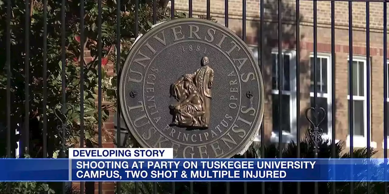 Student reacts after shooting on Tuskegee University campus