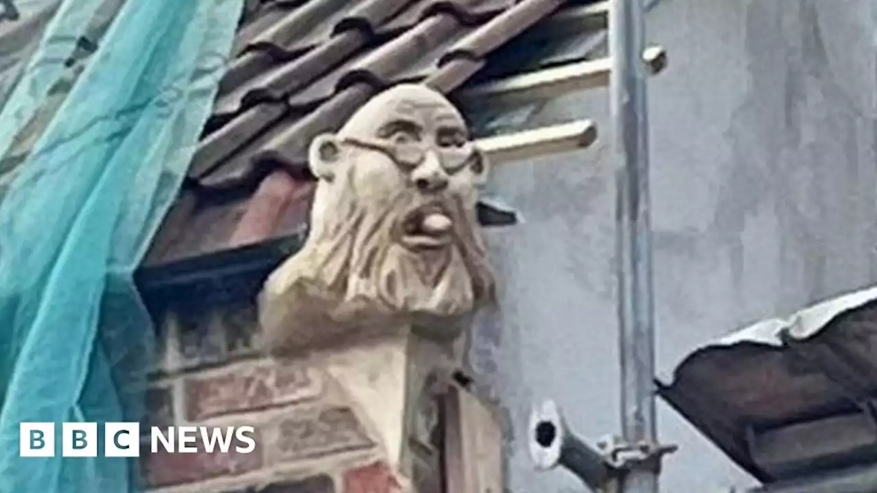 'Gargoyle' of council leader appears on Wiltshire pizza shop