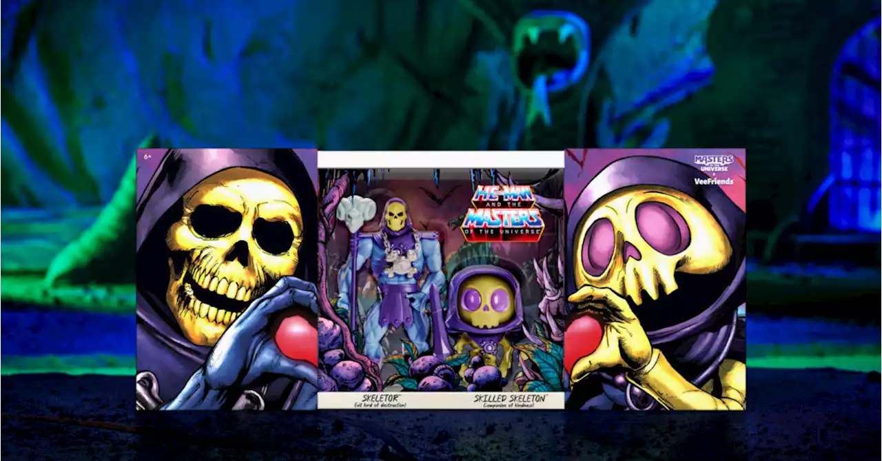 Mattel Reveals Masters of the Universe Skeletor x VeeFriends 2-Pack