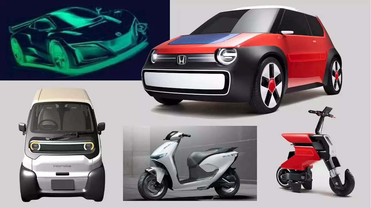 Honda's Concept Lineup For The Japan Mobility Show Includes A Sportscar And Urban EVs