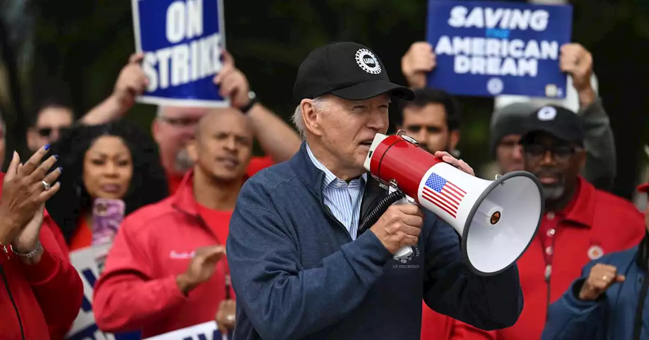 Editorial: Here’s why Joe Biden shouldn't have joined the UAW picket line