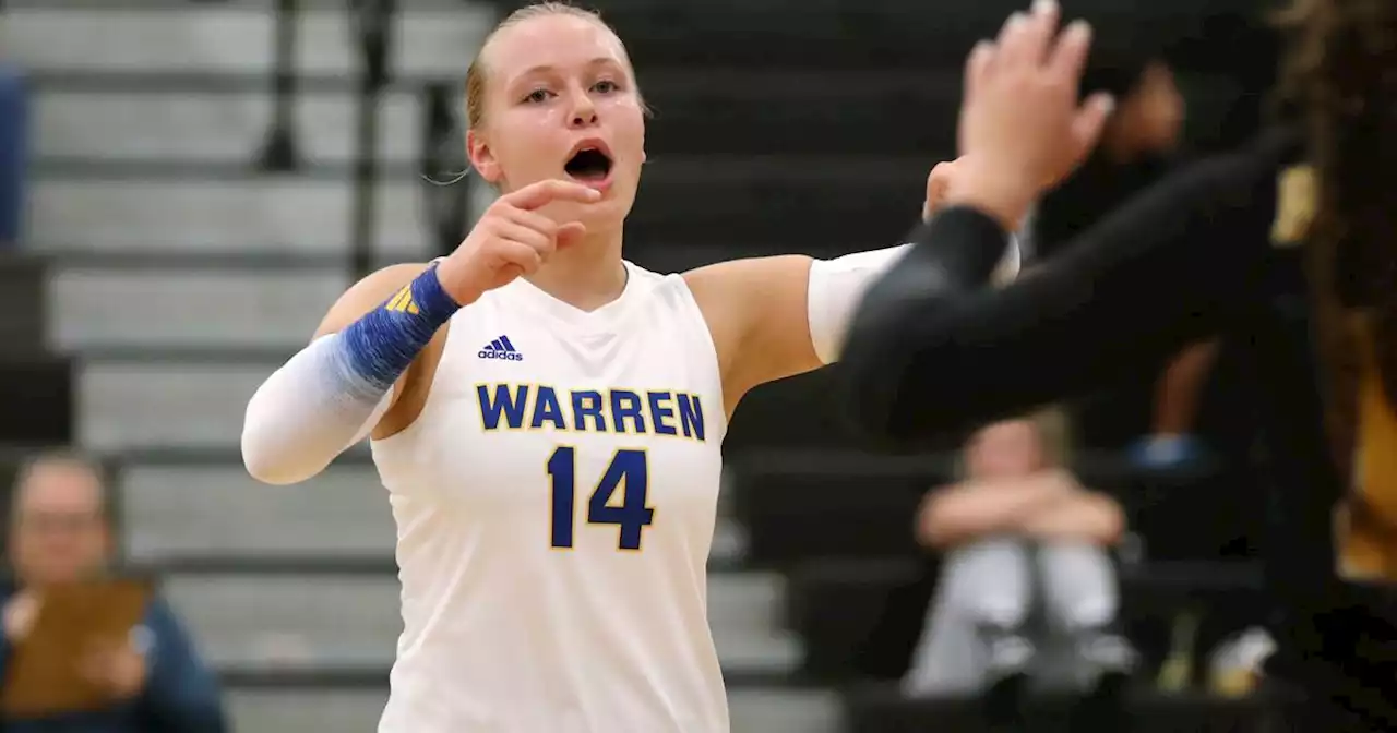 Volleyball: Warren setter Maddie Wojdyla rises to occasion