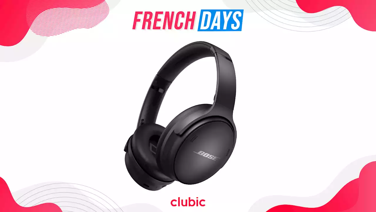 Ce casque à réduction de bruit Bose chute à moins de 200€ pour les French Days