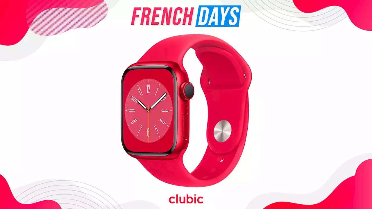 French Days : l'Apple Watch Series 8 à prix cassé avec ce code promo