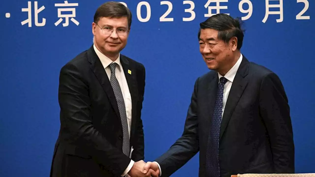 China and Europe try to dial down trade tension