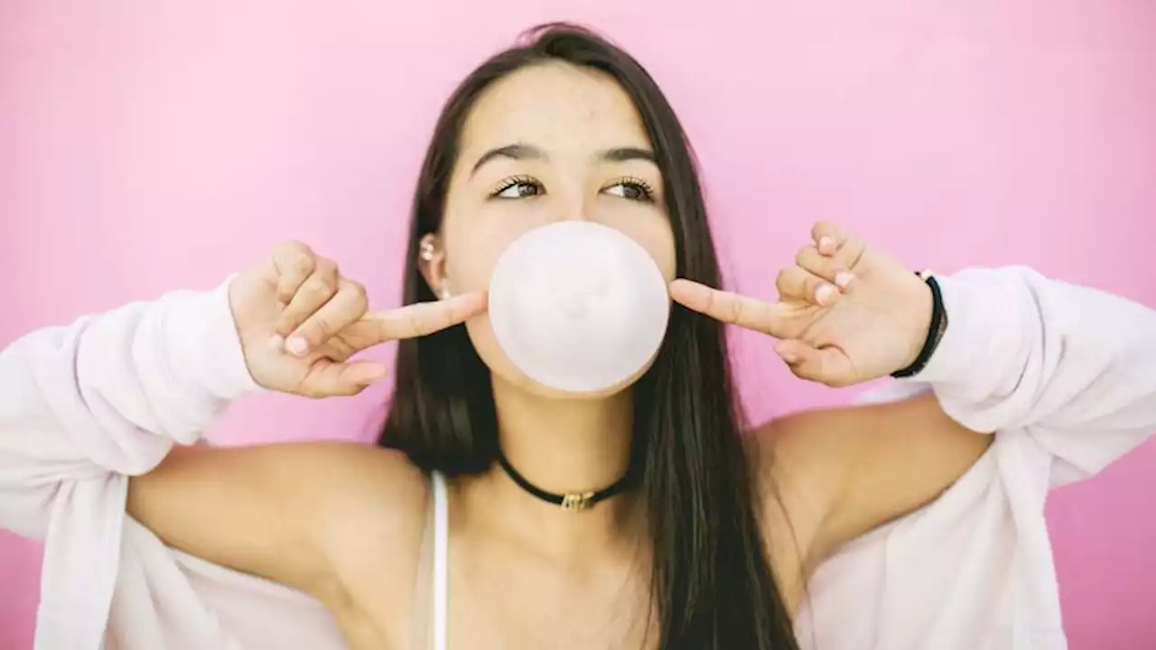 What happens after you swallow gum?