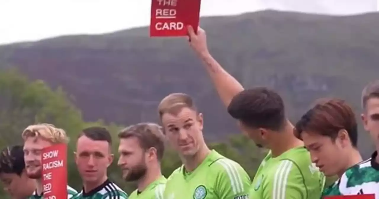 Joe Hart shown another Celtic red card as teammate turns troll after sending off