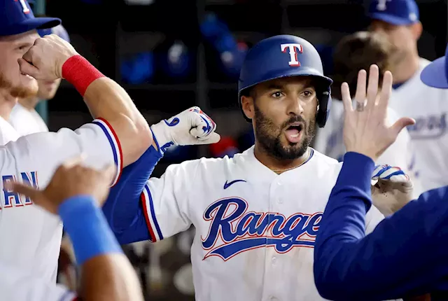 García, Dunning push Rangers to 5-0 win over the Angels - CBS Los Angeles