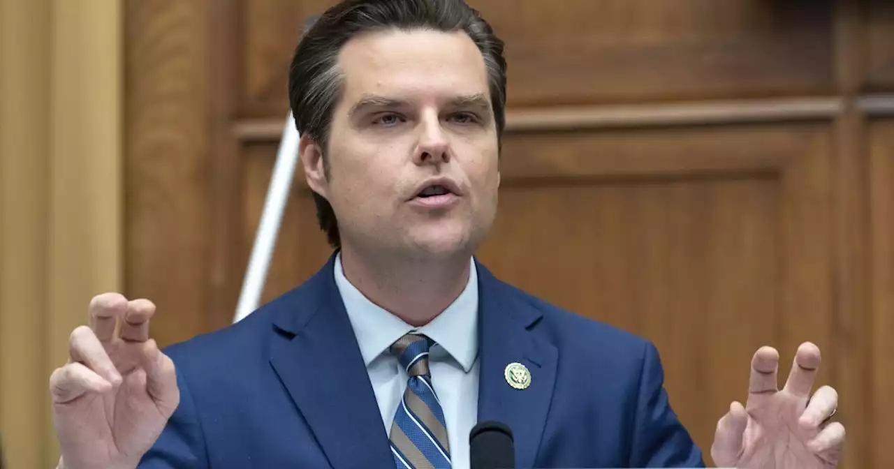 Gaetz requests House withhold his pay if government shuts down