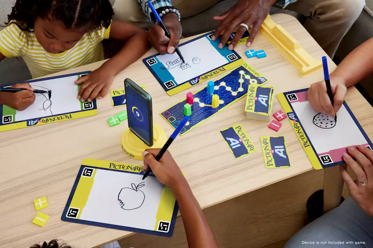 Because everything needs AI in 2023, Mattel added it to Pictionary