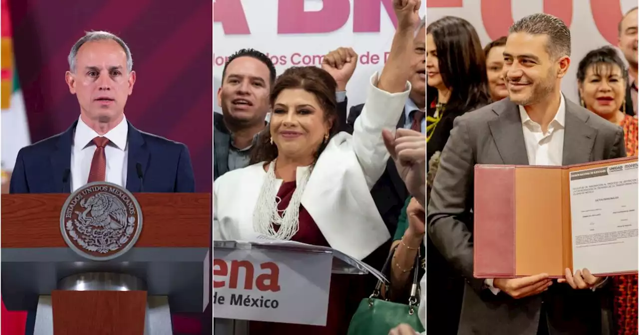 López-Gatell, Brugada y Harfuch: aspirantes a la candidatura de Morena en CDMX