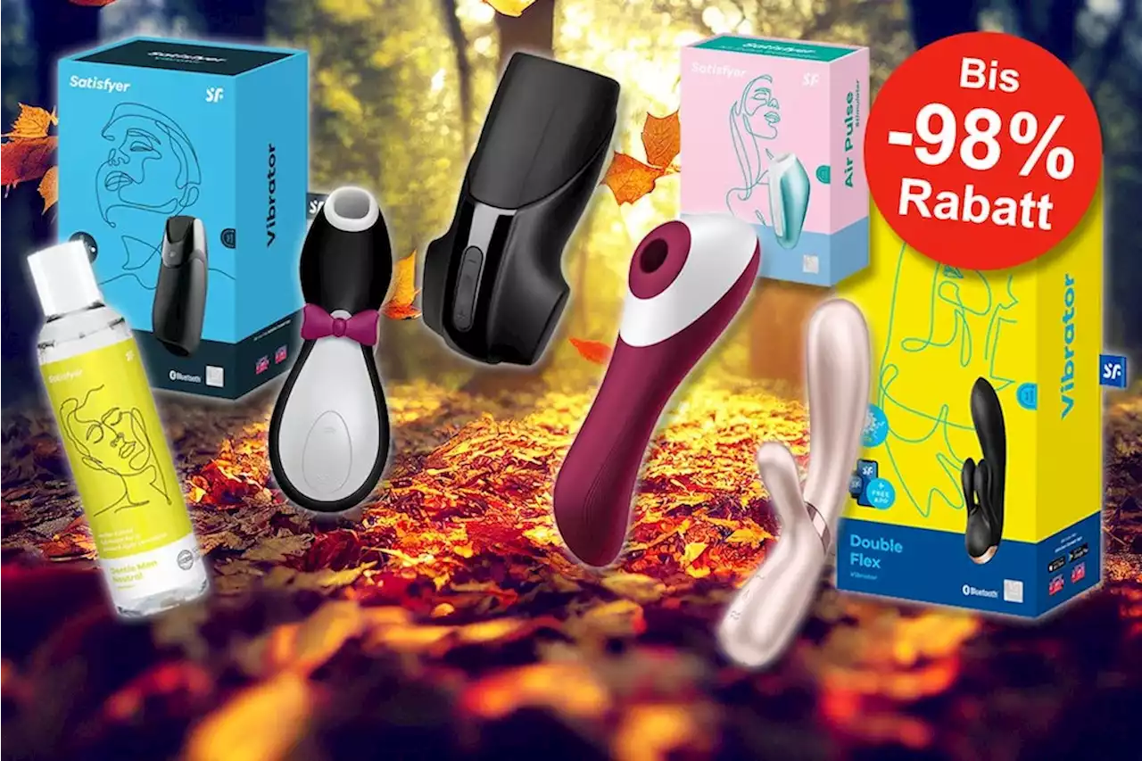 Verführerische Rabatte im Eis.de Herbst-Sale: Bis -98% Rabatt auf Sextoys, Satisfyer, Gleitgel und Co.