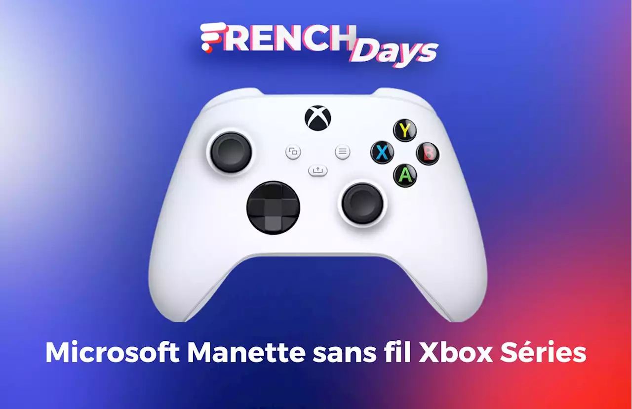 L’incontournable manette Xbox Series chute à seulement 39 € lors des French Days