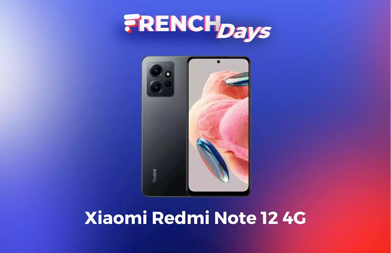 Le prix du Xiaomi Redmi Note 12 tombe bien bas grâce aux French Days