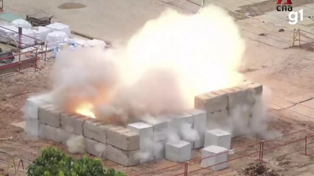 VÍDEO: Singapura explode bomba de 100 kg da 2ª Guerra Mundial