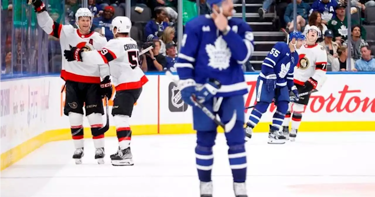 Chychrun scores twice, Sens beat Leafs in OT