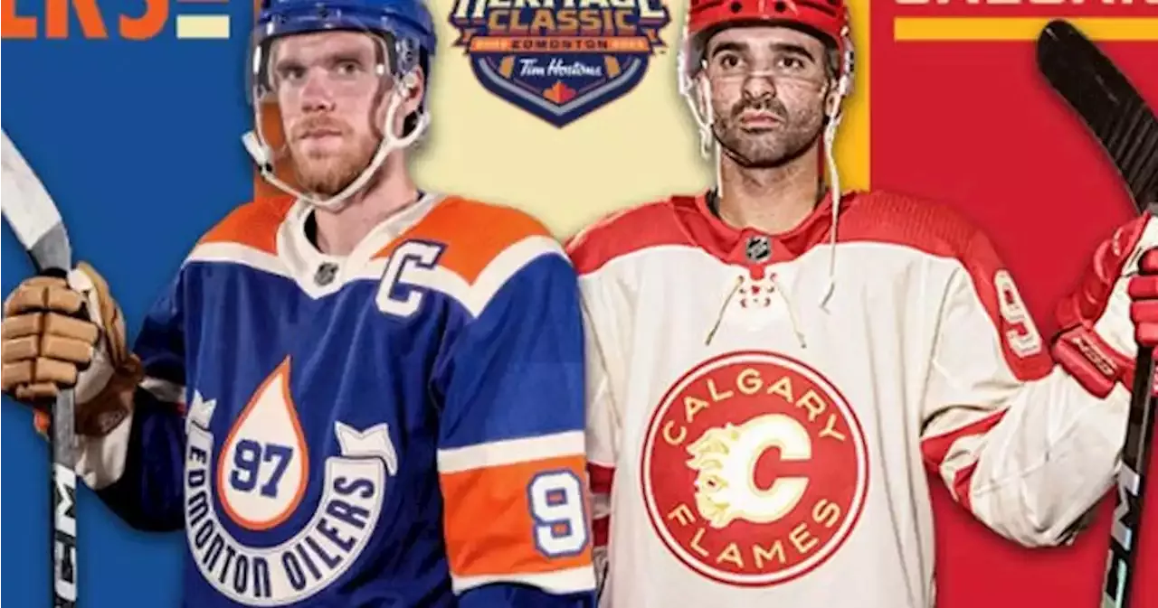 The new jerseys are 💙🧡 The @edmontonoilers Heritage Classic