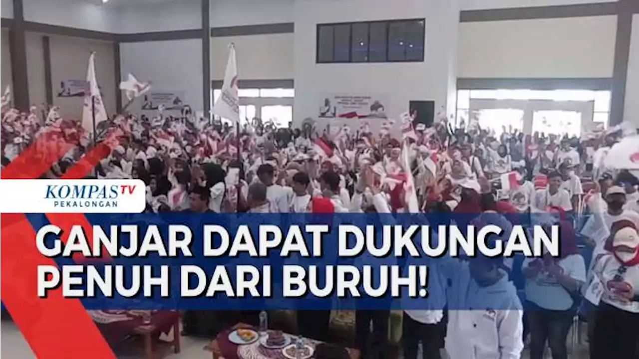 Relawan Buruh Sahabat Ganjar Resmi Dilantik, Ganjar Beri Pidato Virtual