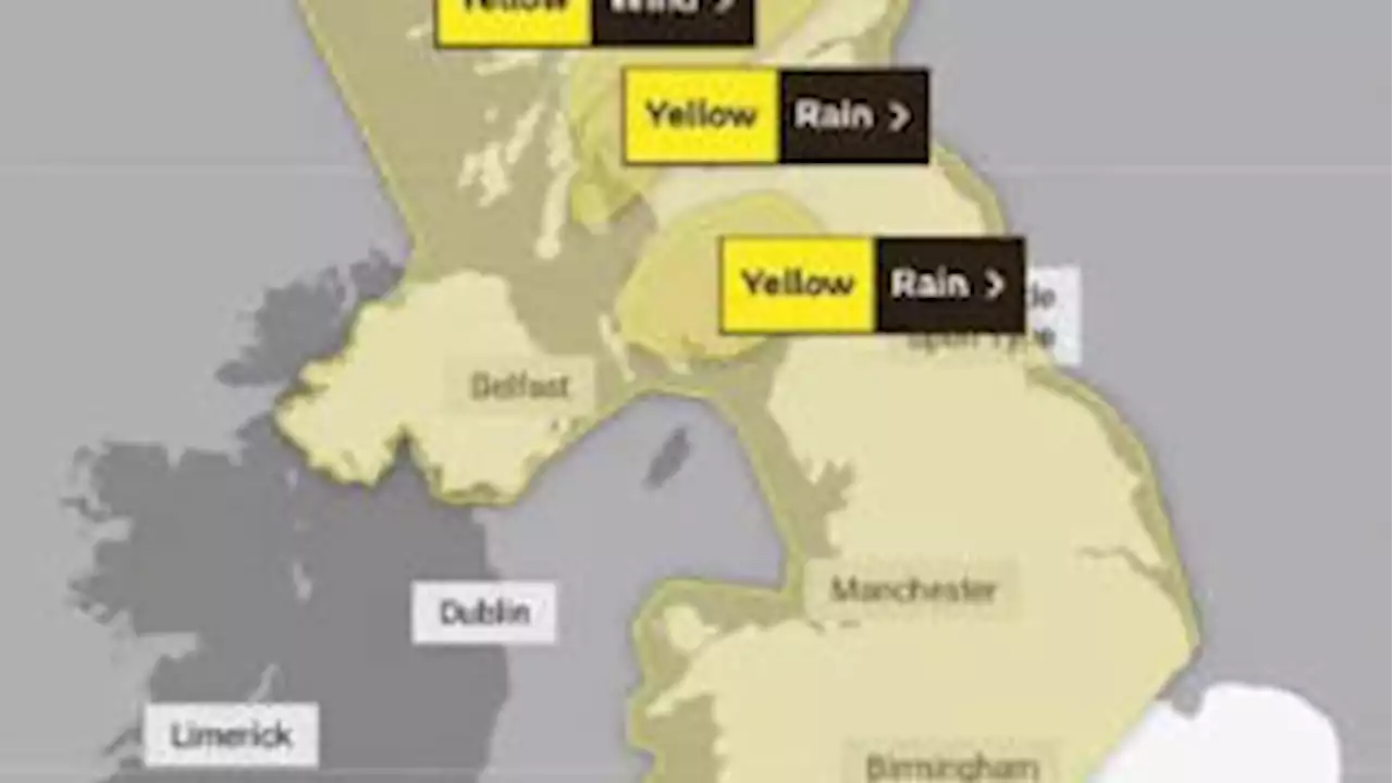 Exact hour Storm Agnes expected to batter Britain as map shows where 80mph winds could hit