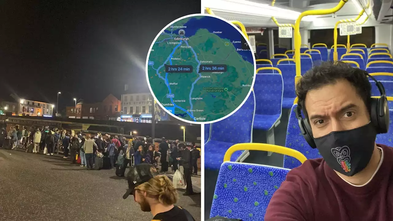 Comedian live blogs horror London to Edinburgh train journey after passengers inform rail staff of cancellation mid-journey